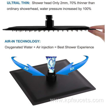 Industry Leader Reliable Square Rainfall Shower System